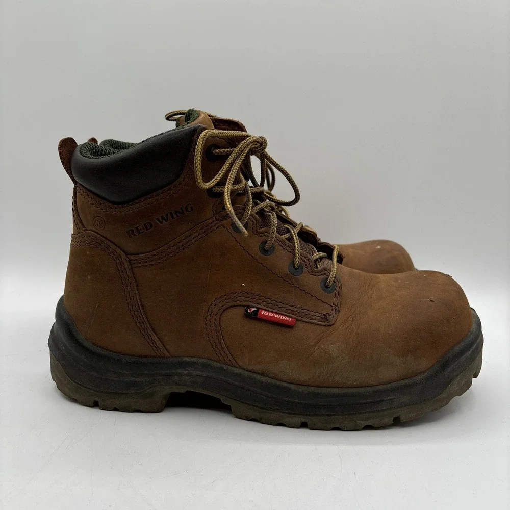 RED WING Boots 2241 COMPOSITE TOE STATIC DISAPATIVE Men's‎ Size 6 D Brown